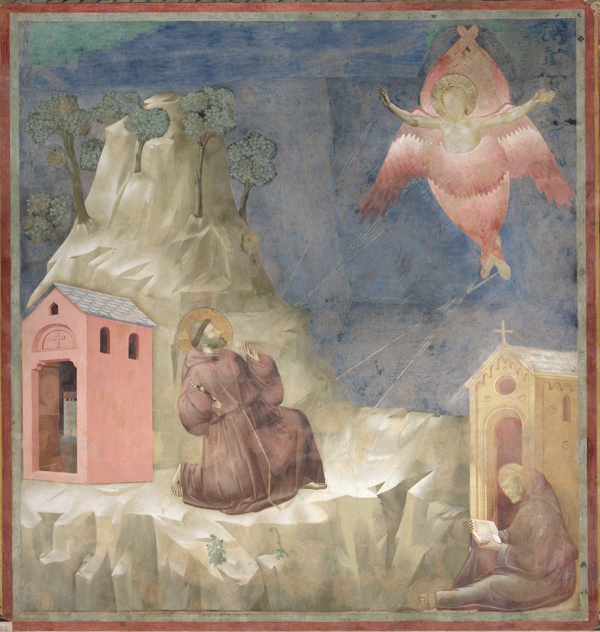 San Francesco riceve le stimmate, 1297-99 da Giotto di Bondone