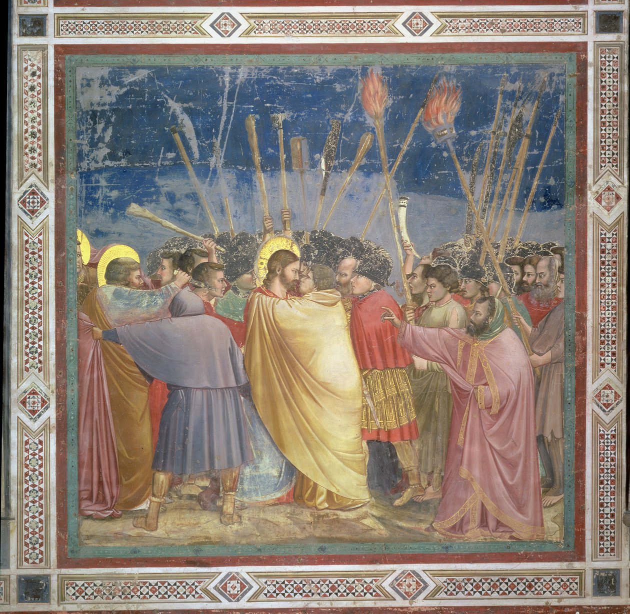 Il tradimento di Cristo, c.1305 da Giotto di Bondone