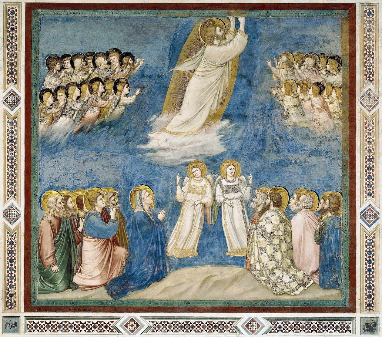 Ascensione di Cristo, (dettaglio) da Giotto (c.1266 1337)
