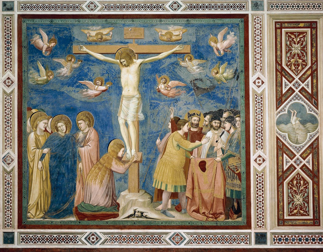 Crocifissione, (dettaglio) dalla Vita e Passione di Cristo, di Giotto da Giotto (c.1266 1337)
