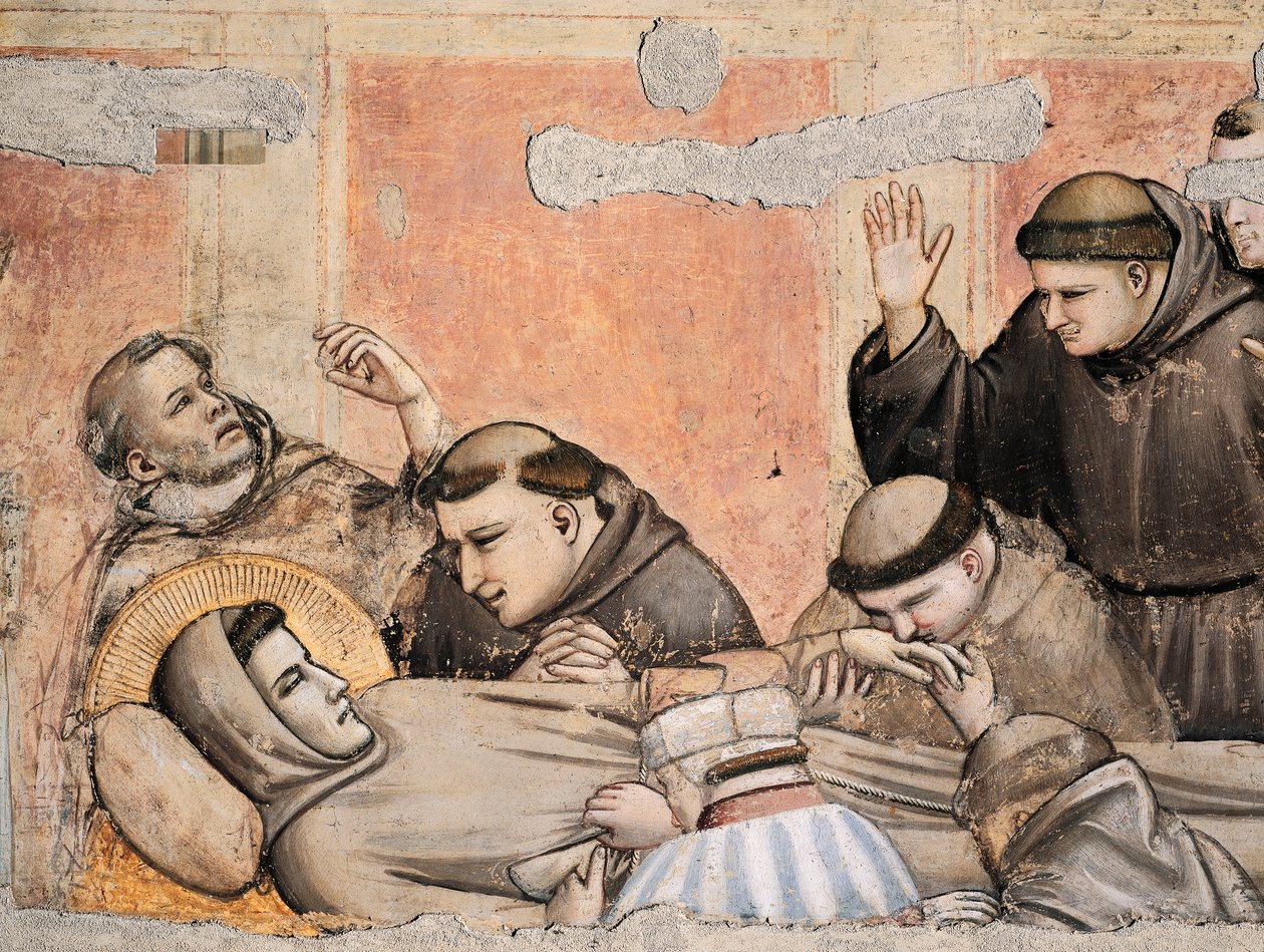 Morte di San Francesco (dettaglio) da Giotto (c.1266 1337)