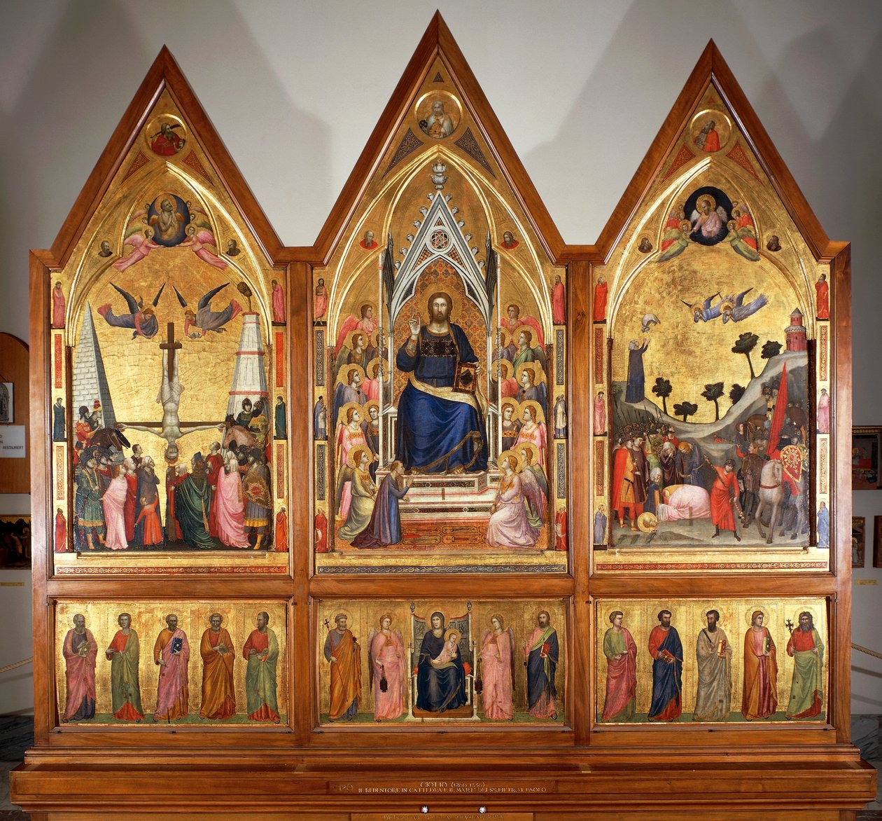 Trittico Stefaneschi (fronte, circa 1320) da Giotto (c.1266 1337)