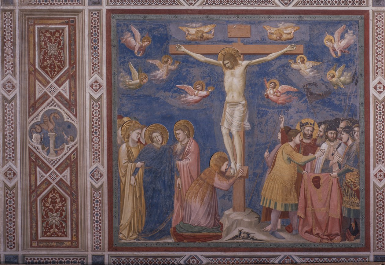 Crocifissione, di Giotto da Giotto (c.1266-1337)