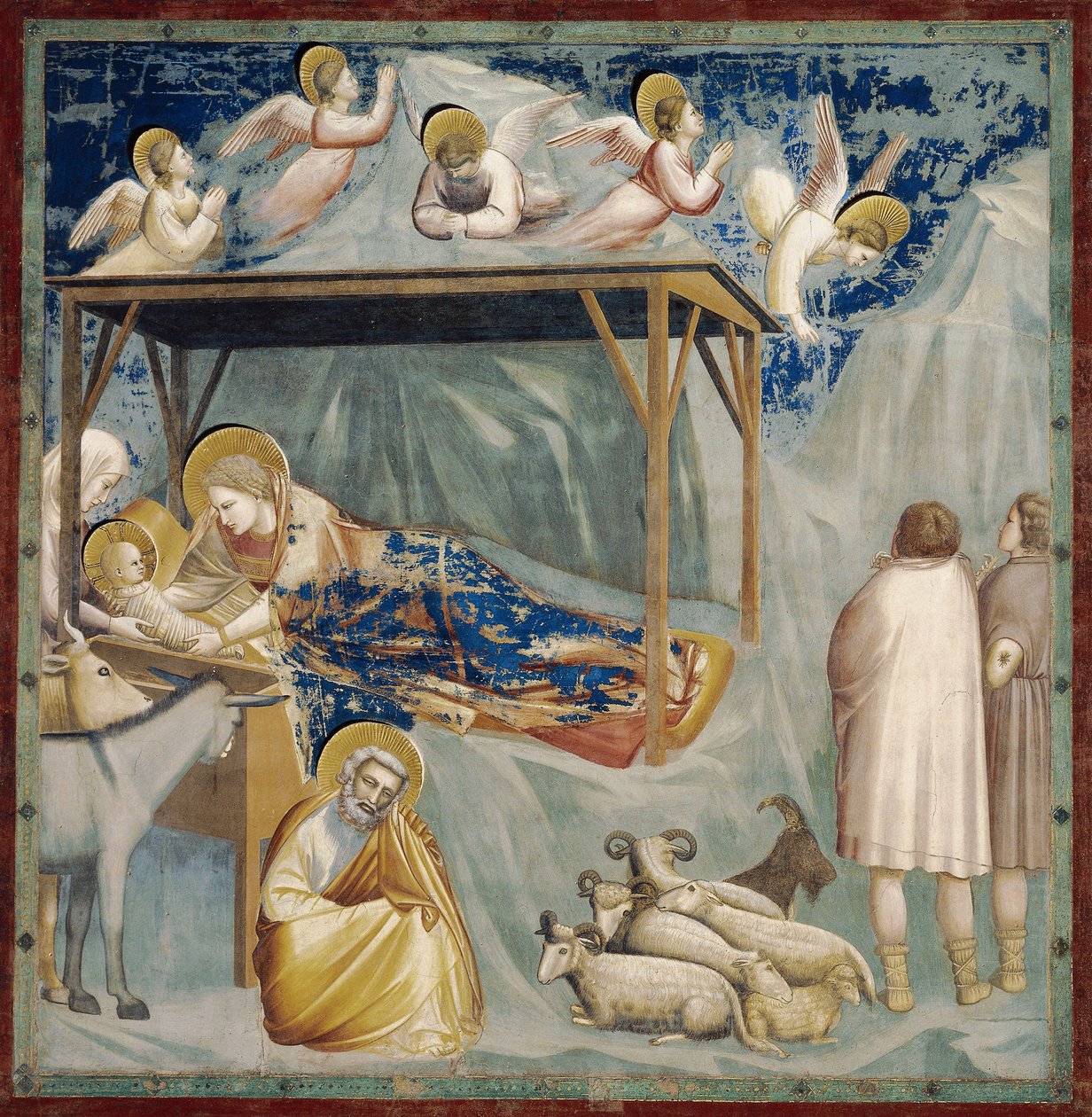 Natività, (dettaglio) da Giotto (c.1266 1337)