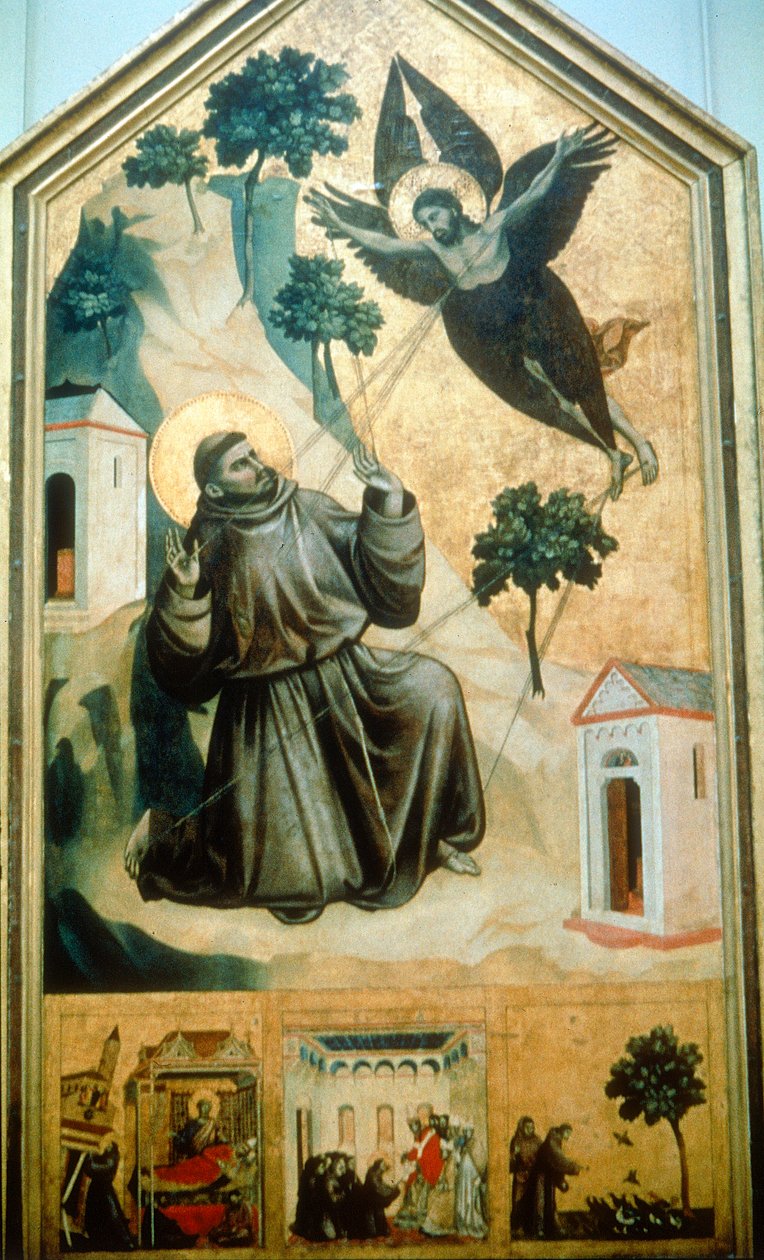 Stigmatizzazione di San Francesco da Giotto