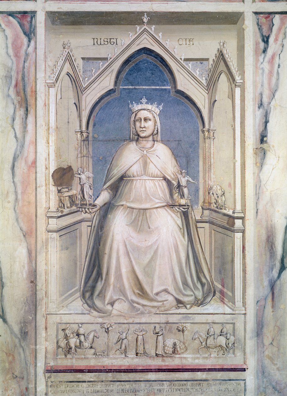 Allegoria della Giustizia, c.1305 da Giotto di Bondone