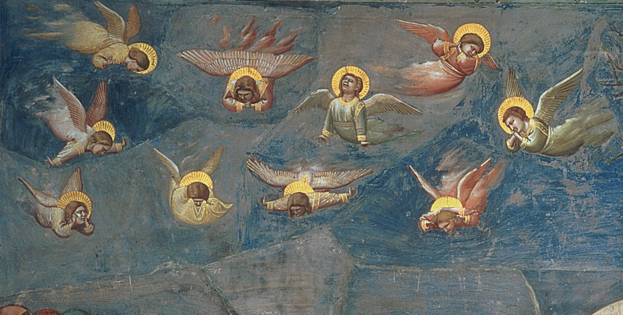 (dettaglio) di putti da La Lamentazione di Cristo da Giotto di Bondone