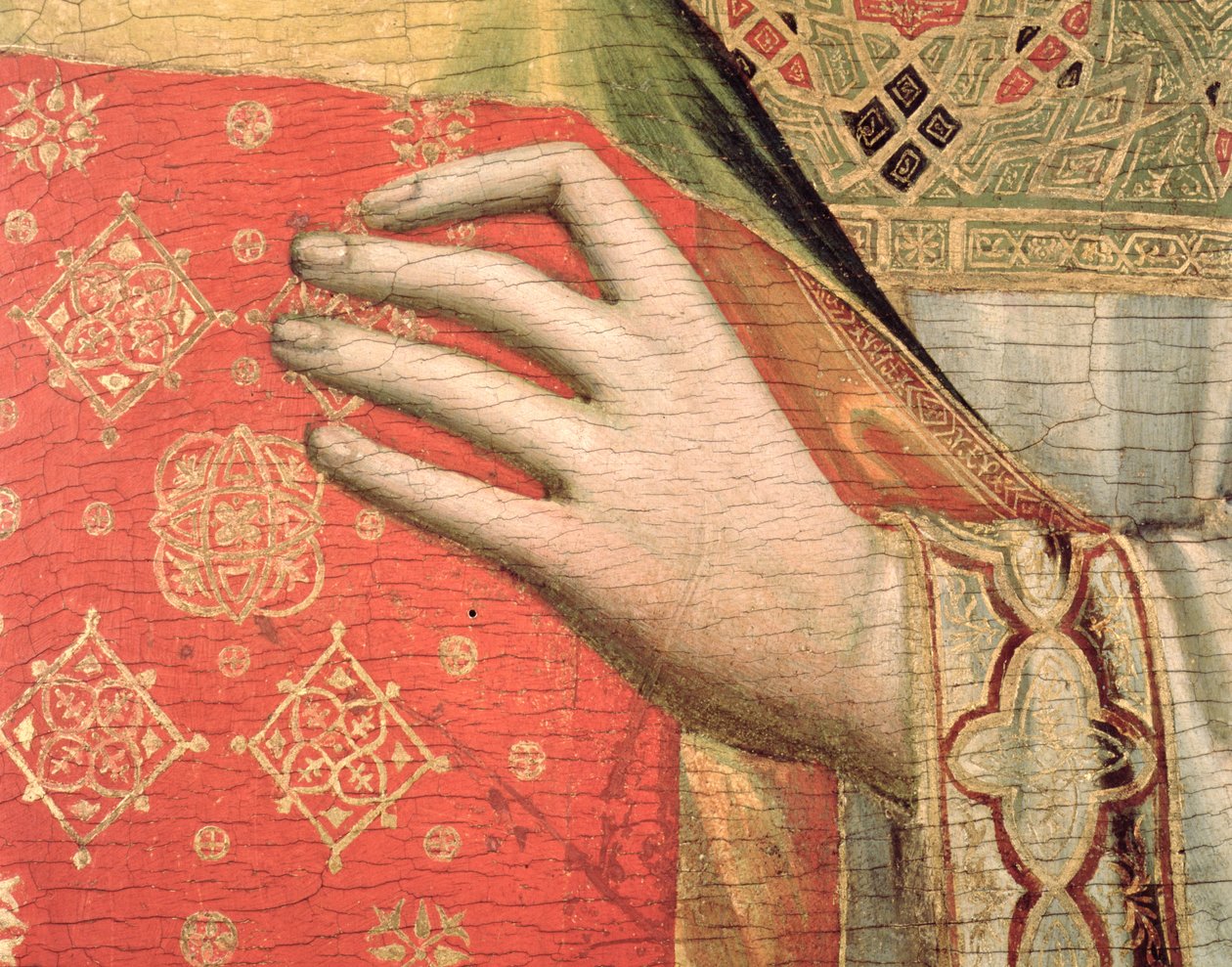 Mano di Santo Stefano (dettaglio) da Giotto di Bondone