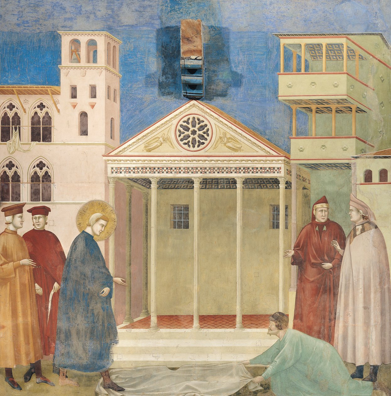 San Francesco onorato da un uomo semplice, 1297-99 da Giotto di Bondone