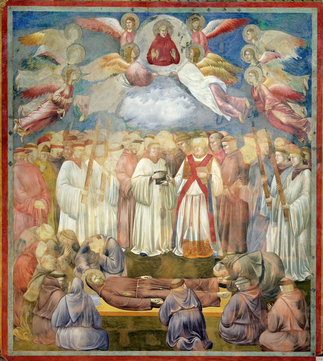 La morte di San Francesco, 1297-99 da Giotto di Bondone
