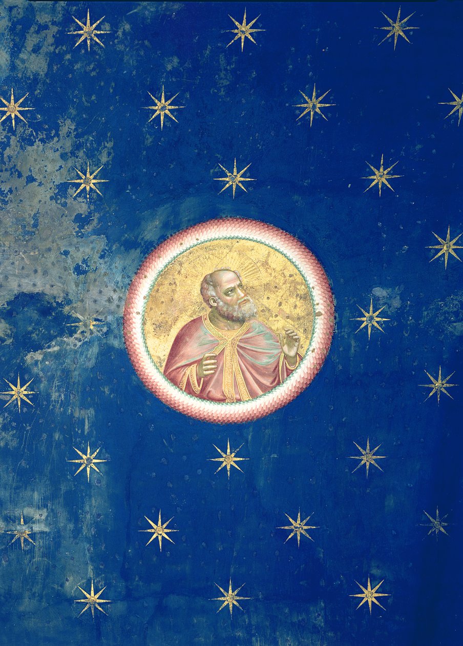 Un profeta, dalla volta del soffitto, c.1305 da Giotto di Bondone