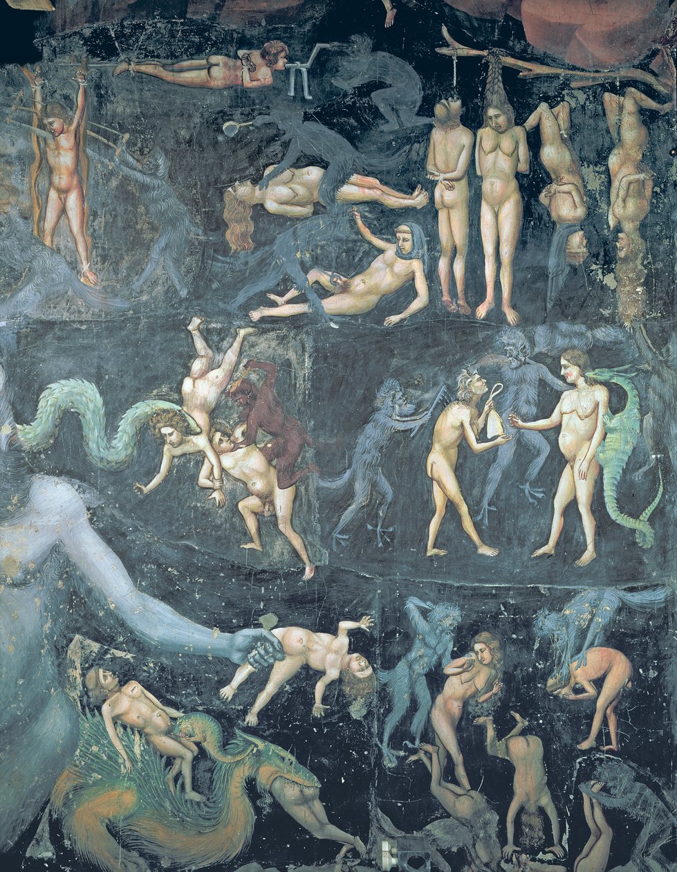 Il Giudizio Universale, c.1305 (dettaglio) da Giotto di Bondone