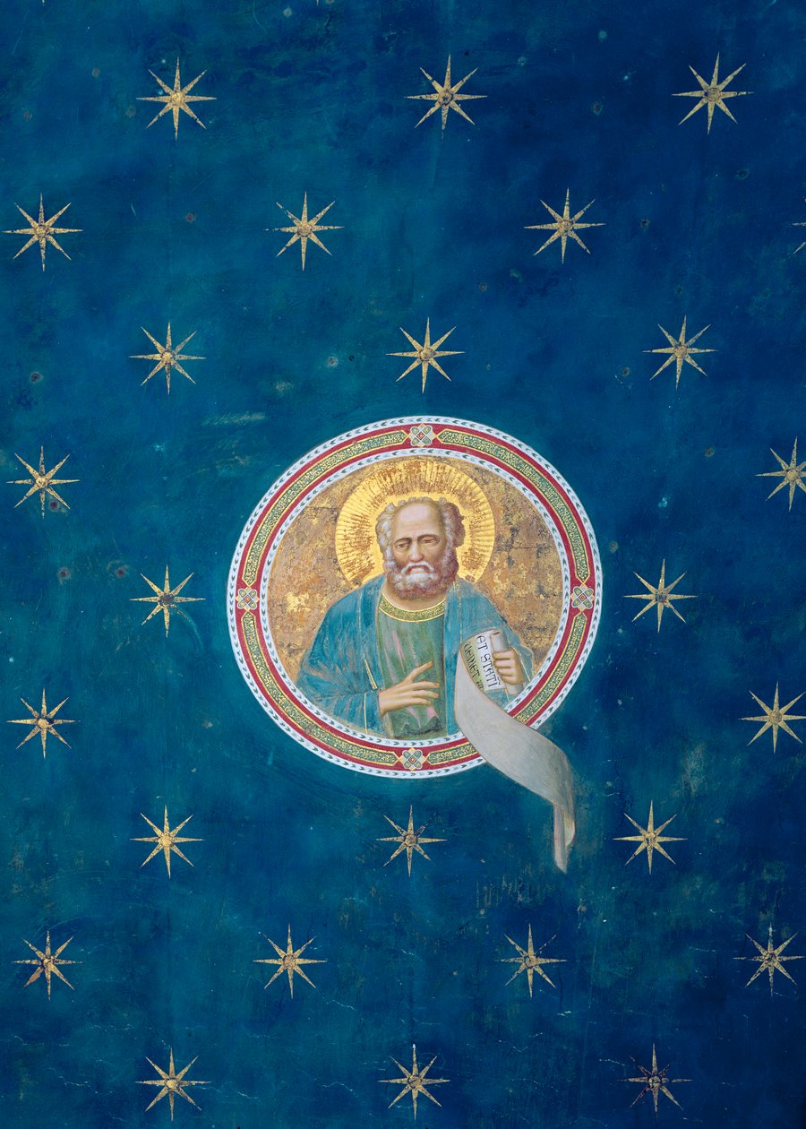Il profeta Malachia, dalla volta del soffitto, c.1305 da Giotto di Bondone