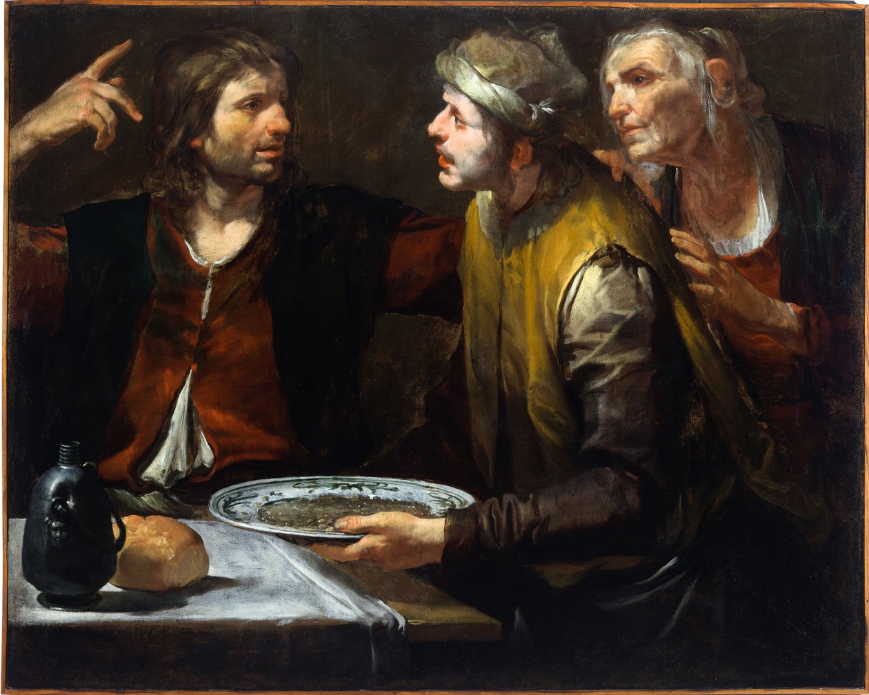 Esaù vende la sua primogenitura da Giovacchino Assereto