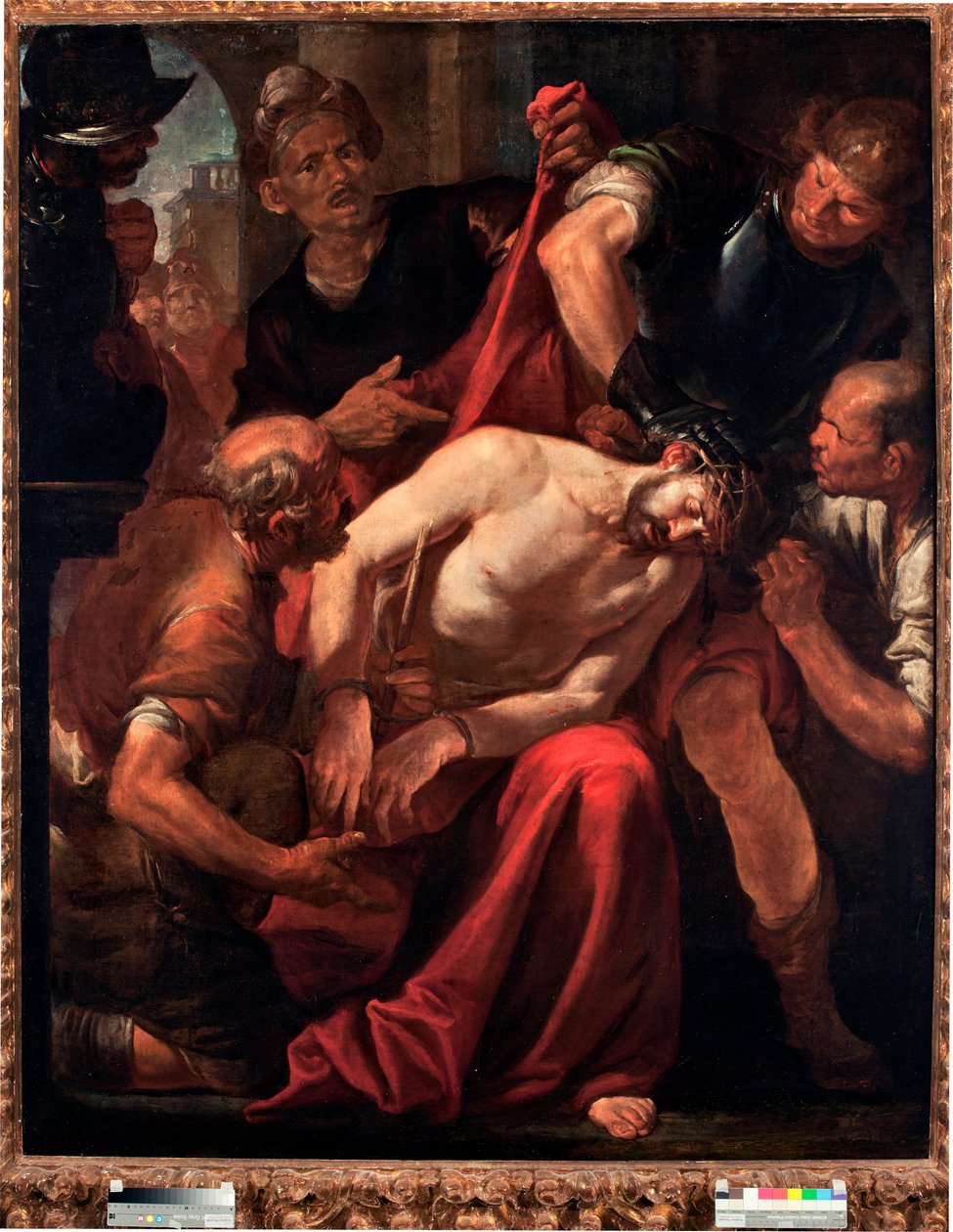 La Derisione di Cristo (Gesù deriso dai soldati) da Giovacchino Assereto