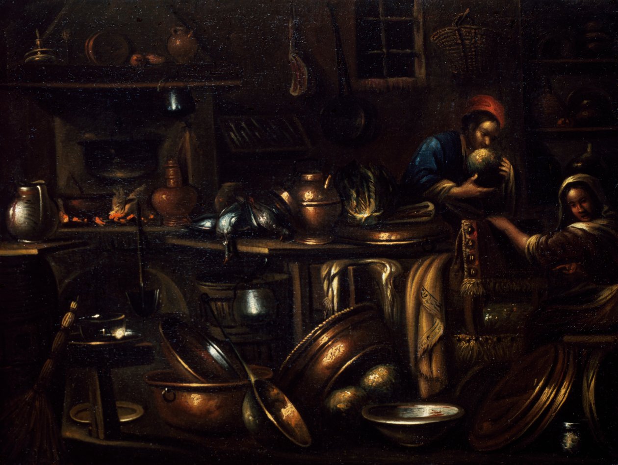 Interno di cucina da Giovan Domenico Valentino