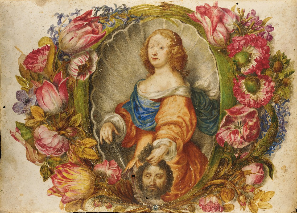 Ritratto della Granduchessa Vittoria della Rovere come Giuditta da Giovanna Garzoni