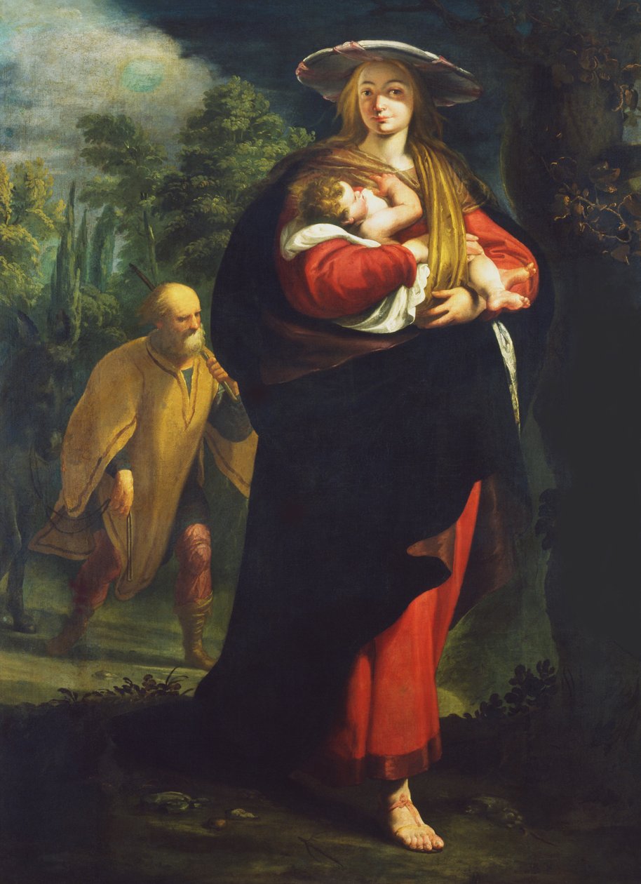 Fuga in Egitto da Giovanni Andrea Ansaldo