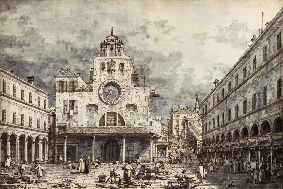 Campo San Giacomo di Rialto da Giovanni Antonio Canal