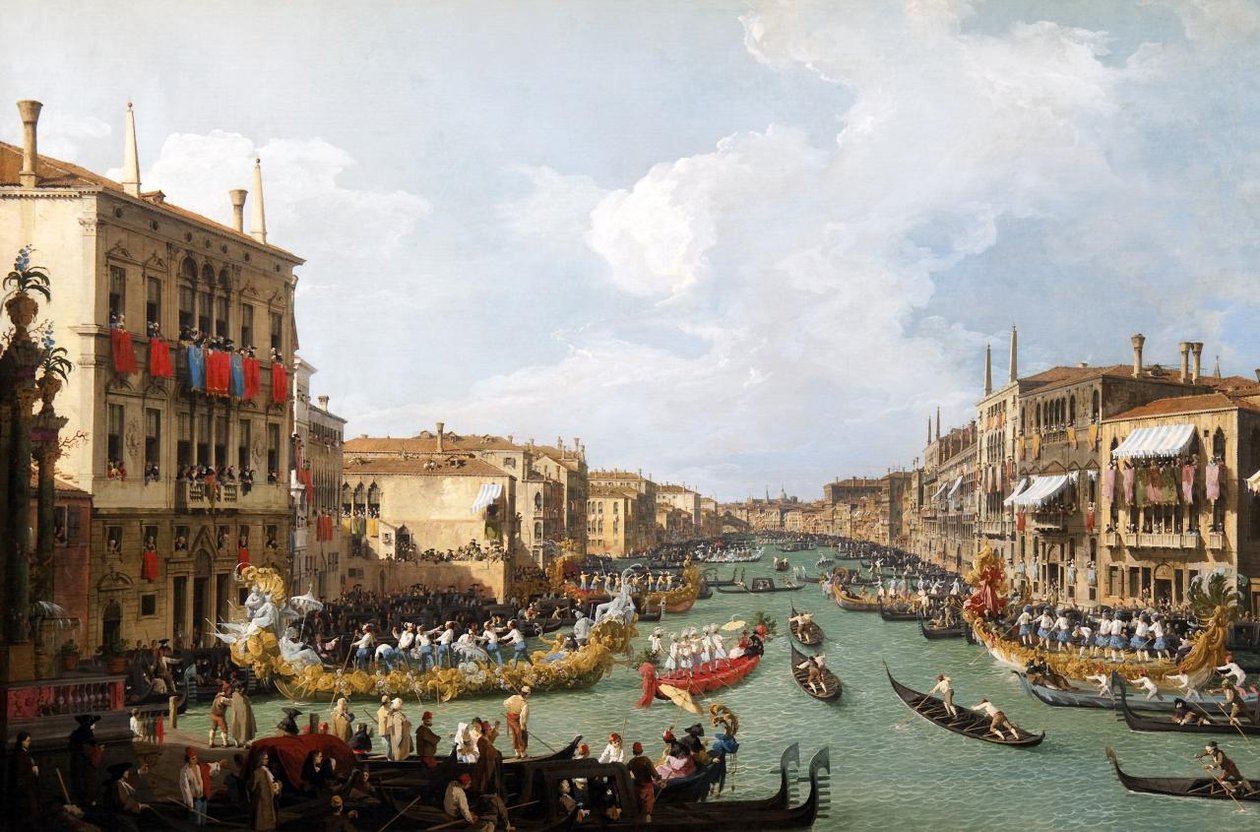 La Regata sul Canal Grande da Giovanni Antonio Canal