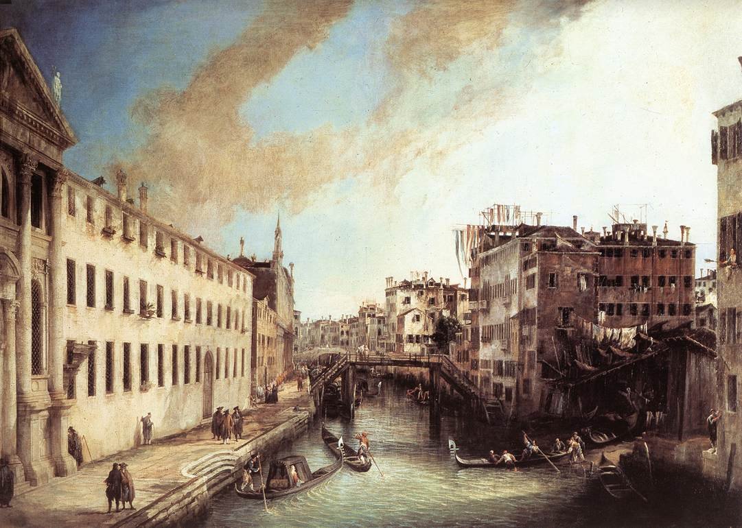Rio dei Mendicanti da Giovanni Antonio Canal