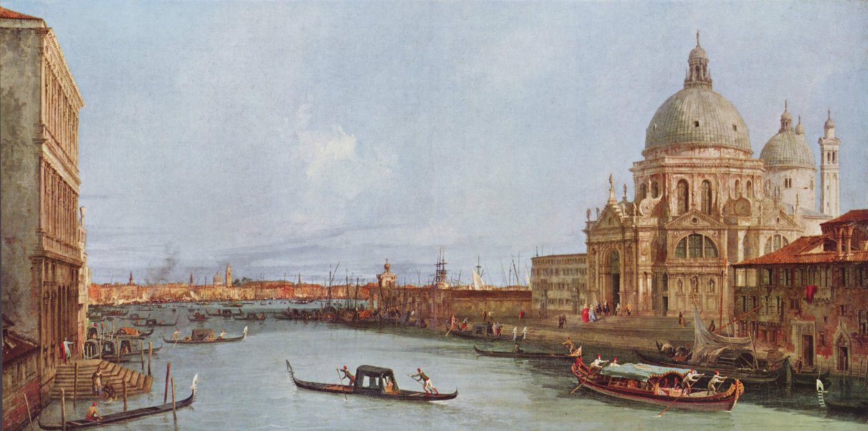 Santa Maria della Salute a Venezia dal Canal Grande da Giovanni Antonio Canal