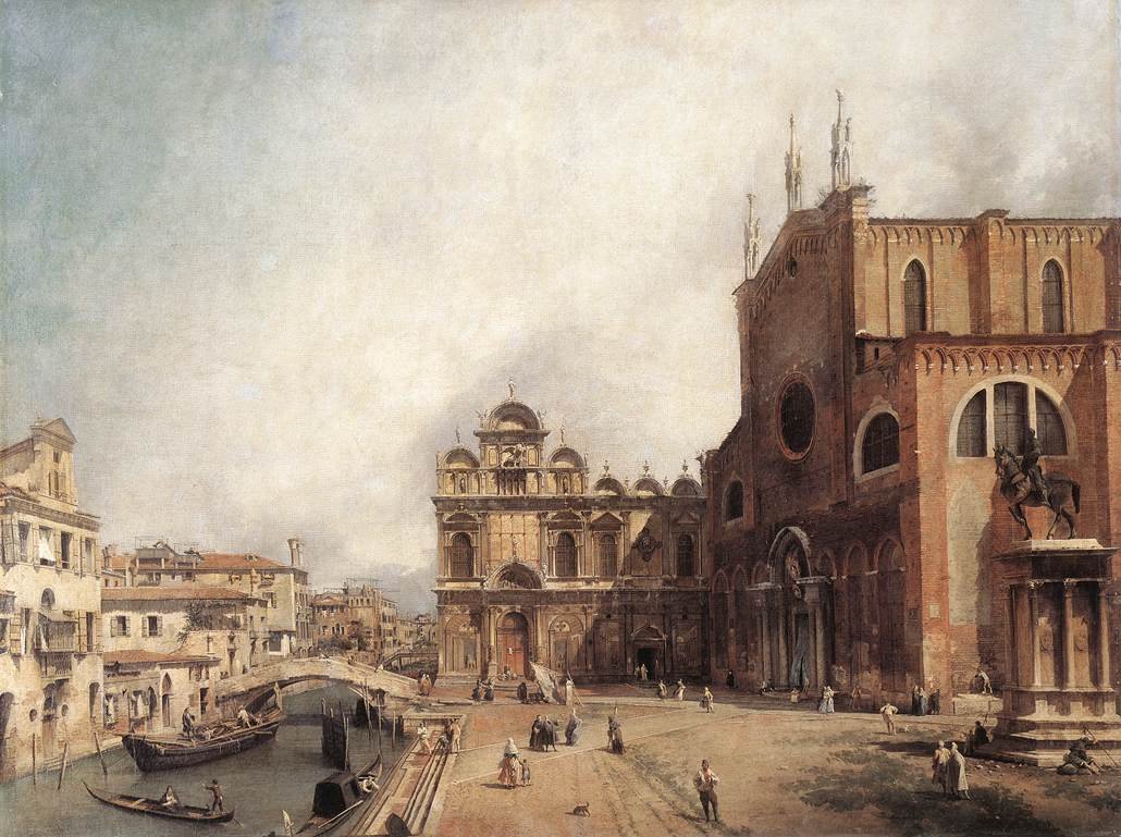 Santi Giovanni e Paolo e la Scuola di San Marco da Giovanni Antonio Canal