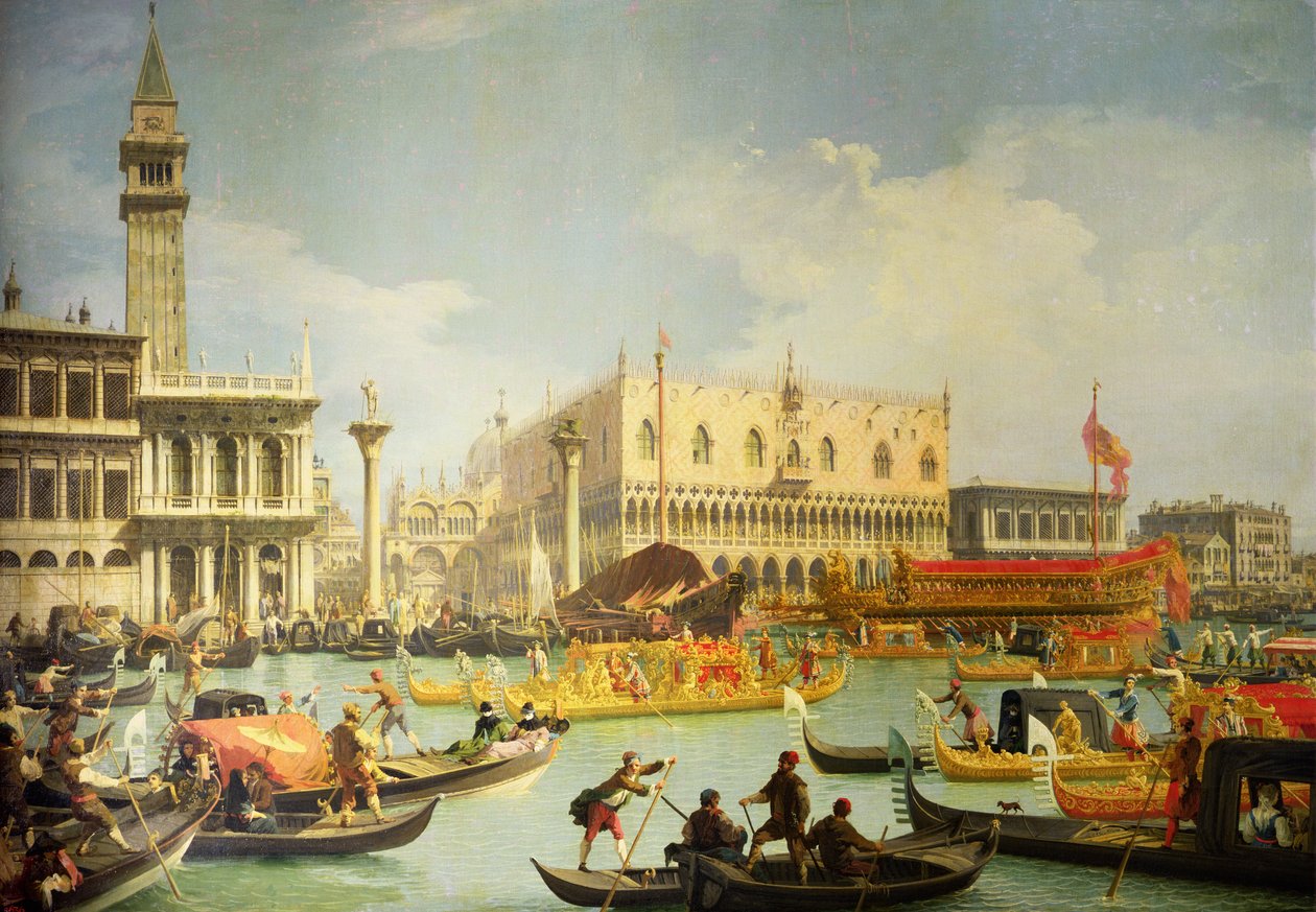 Il fidanzamento del Doge veneziano con il Mare Adriatico da Giovanni Antonio Canal