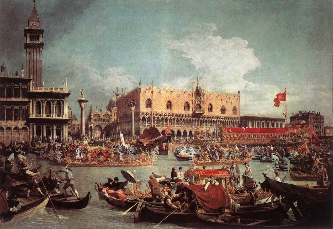 Il Bucintoro che Ritorna al Molo nel Giorno dell