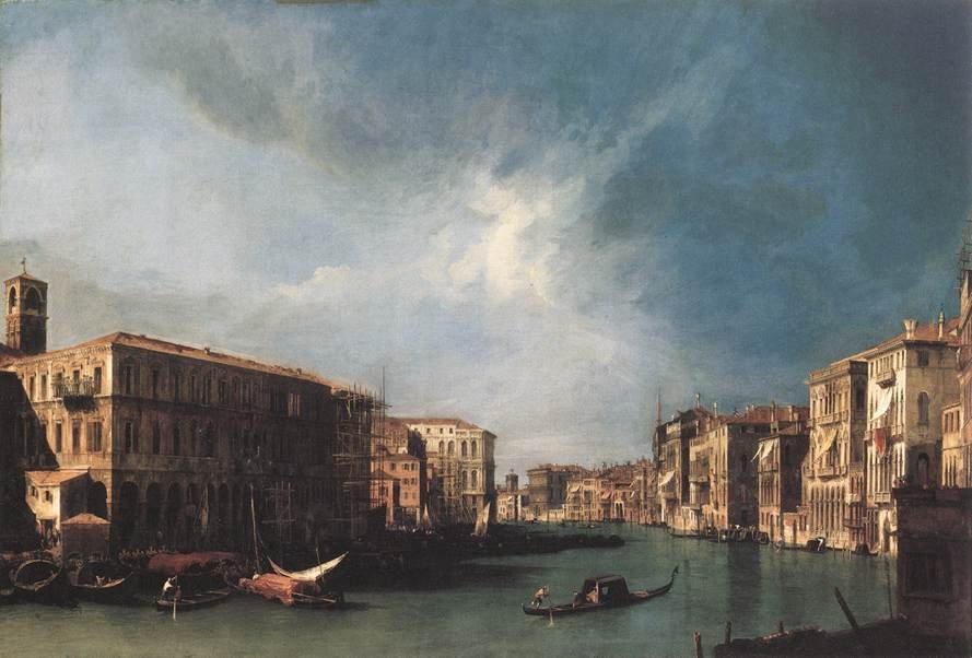 Il Canal Grande dal Rialto verso nord da Giovanni Antonio Canal