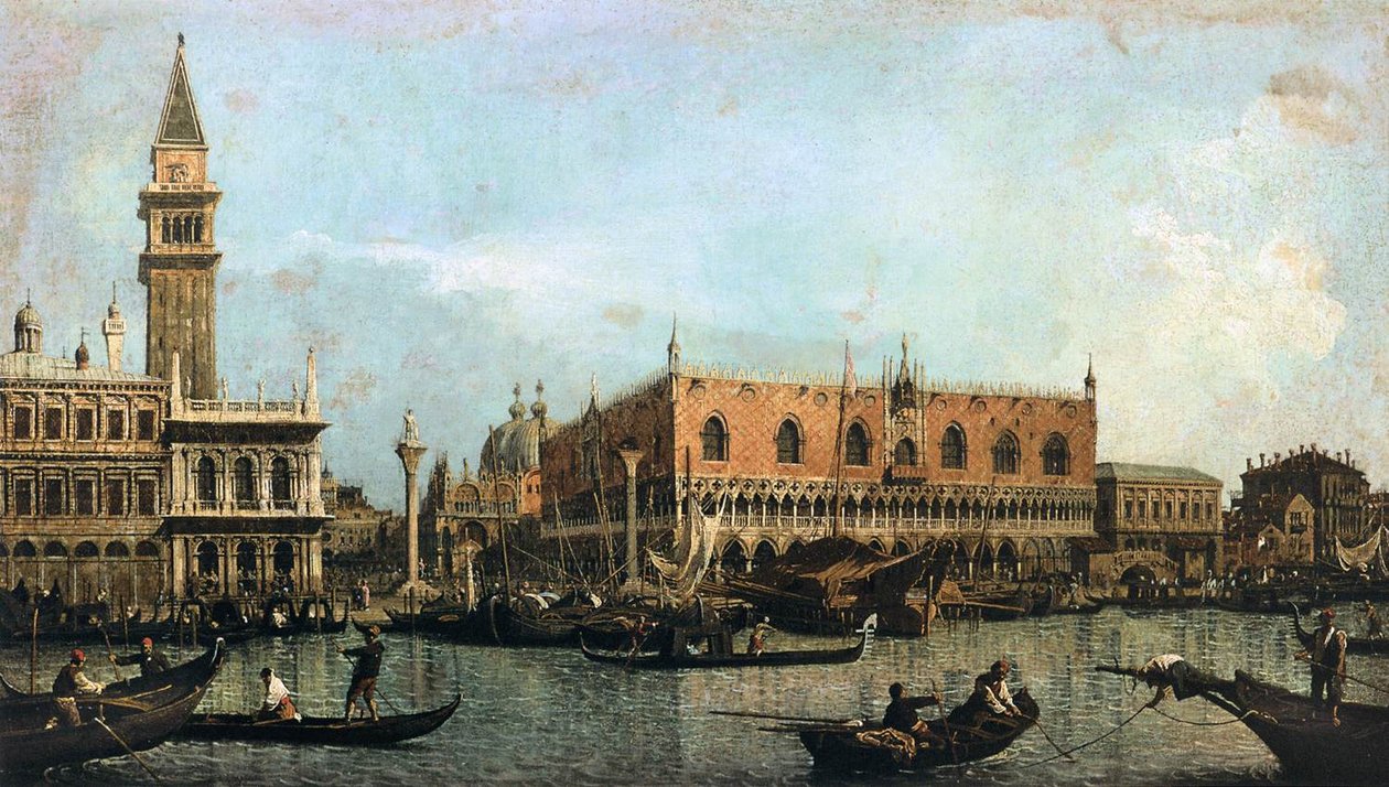 Il Molo, Visto dal Bacino di San Marco da Giovanni Antonio Canal