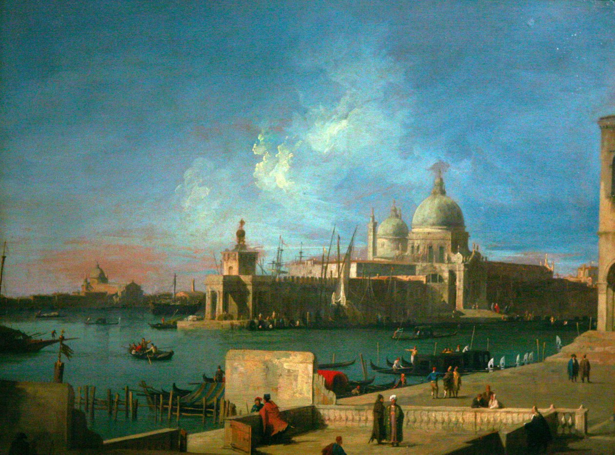 Veduta di Santa Maria della Salute da Giovanni Antonio Canal