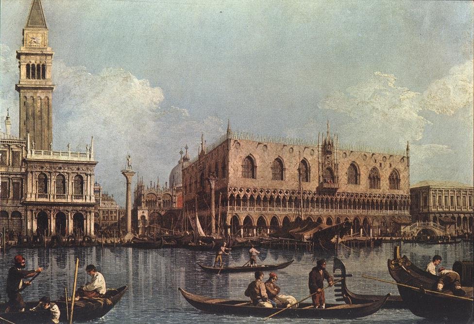 Veduta del Bacino di San Marco da Giovanni Antonio Canal