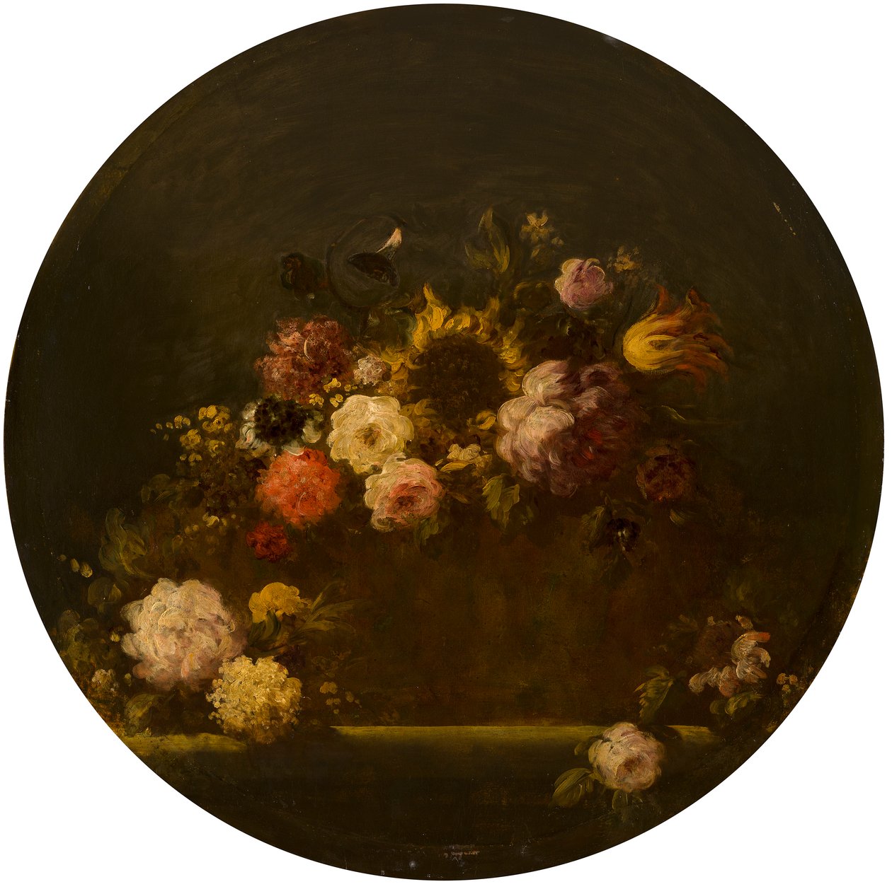 Fiori in un vaso da Giovanni Antonio Pellegrini
