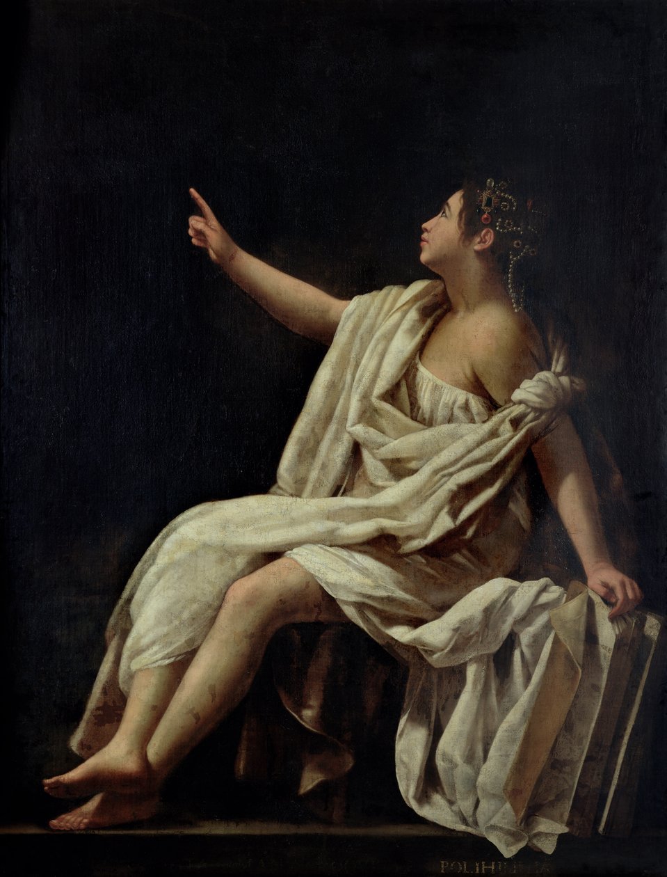 Polimnia, la Musa della Poesia Lirica, 1620 da Giovanni Baglione