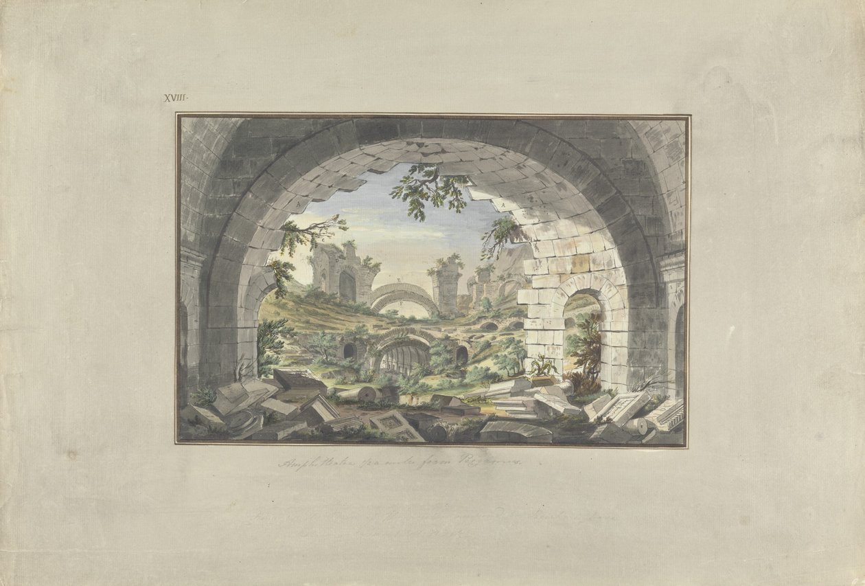 Rovine a Pergamo, probabilmente dell