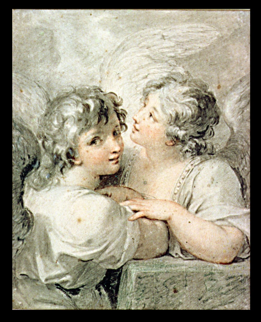 Due angeli, XVIII secolo da Giovanni Battista Cipriani
