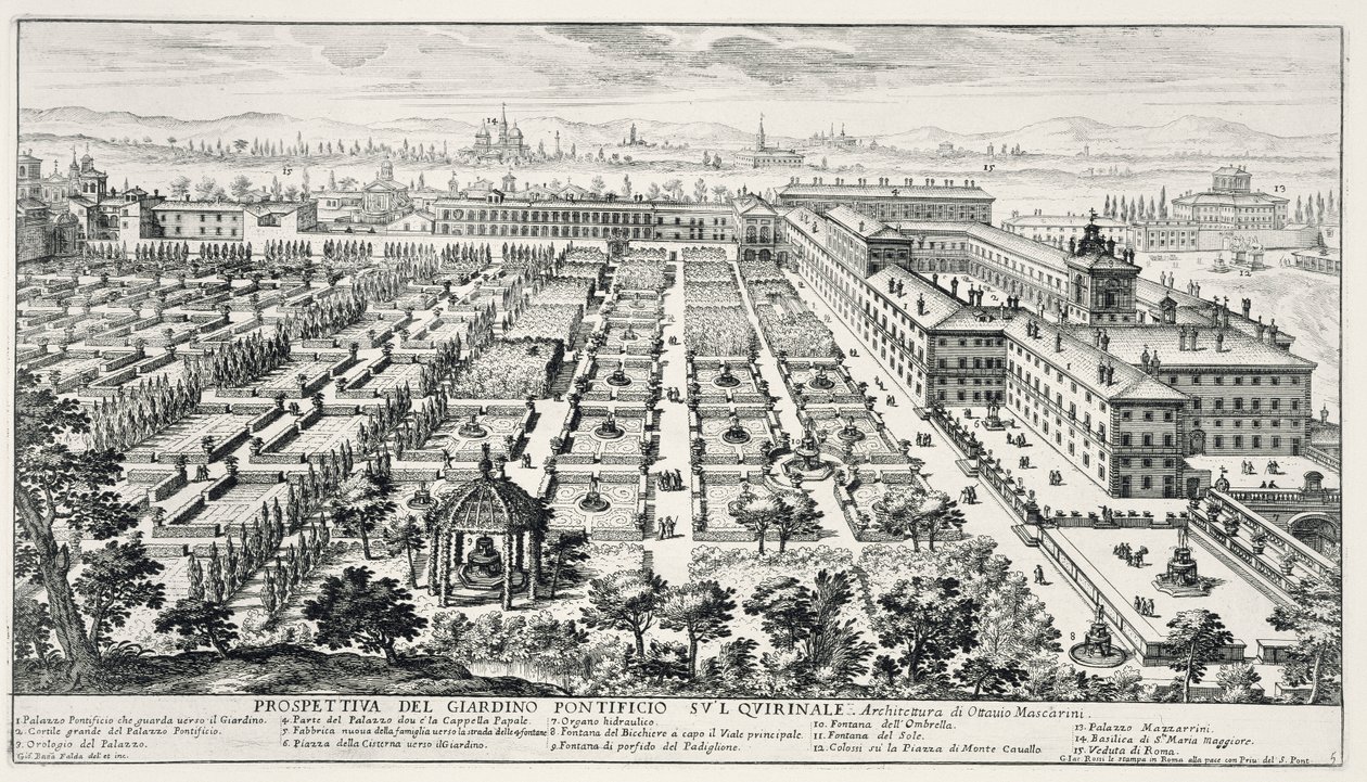Giardini del Quirinale, da 