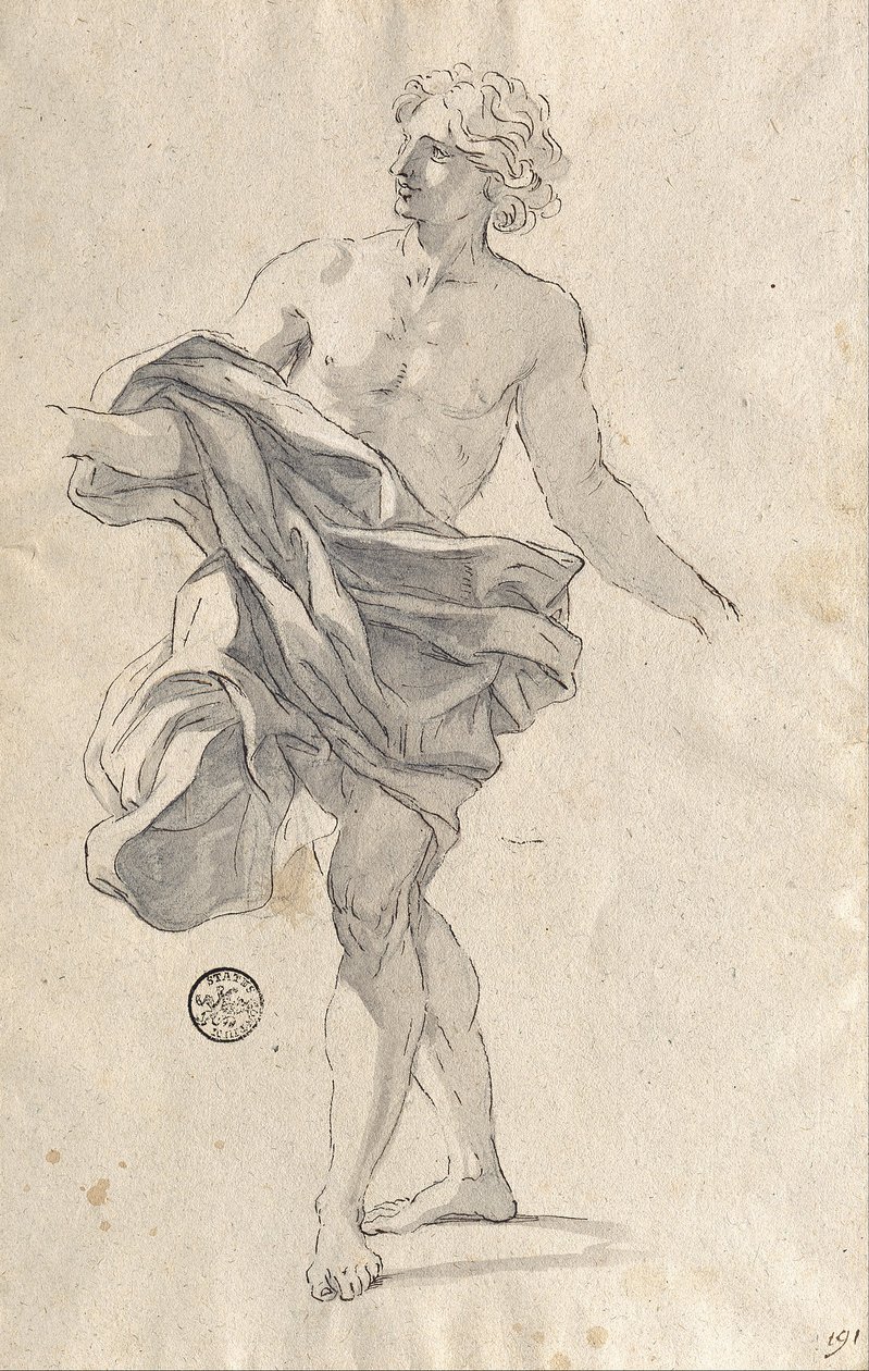Studio per un giovane che danza da Giovanni Battista Gaulli