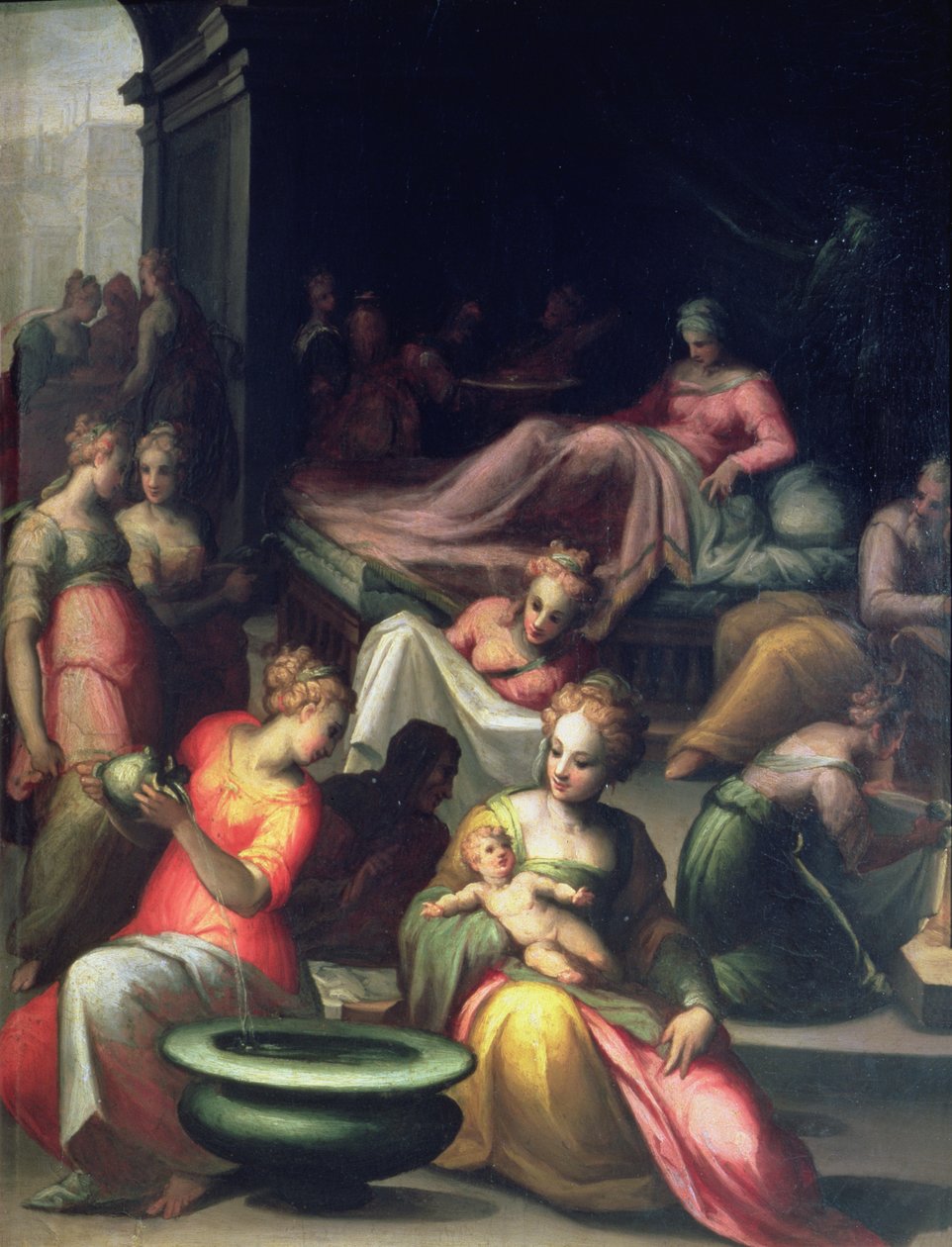 Natività di San Giovanni Battista da Giovanni Battista Naldini