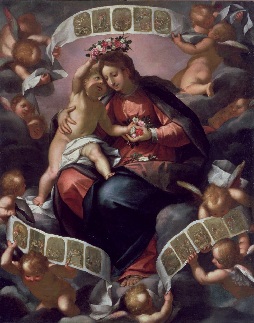 Madonna del Rosario da Giovanni Battista Paggi