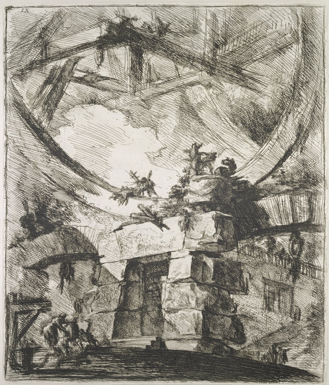 Carceri IX, 1760 da Giovanni Battista Piranesi