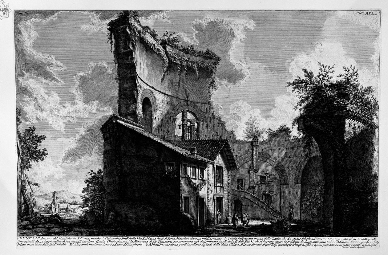Mausoleo di Elena da Giovanni Battista Piranesi