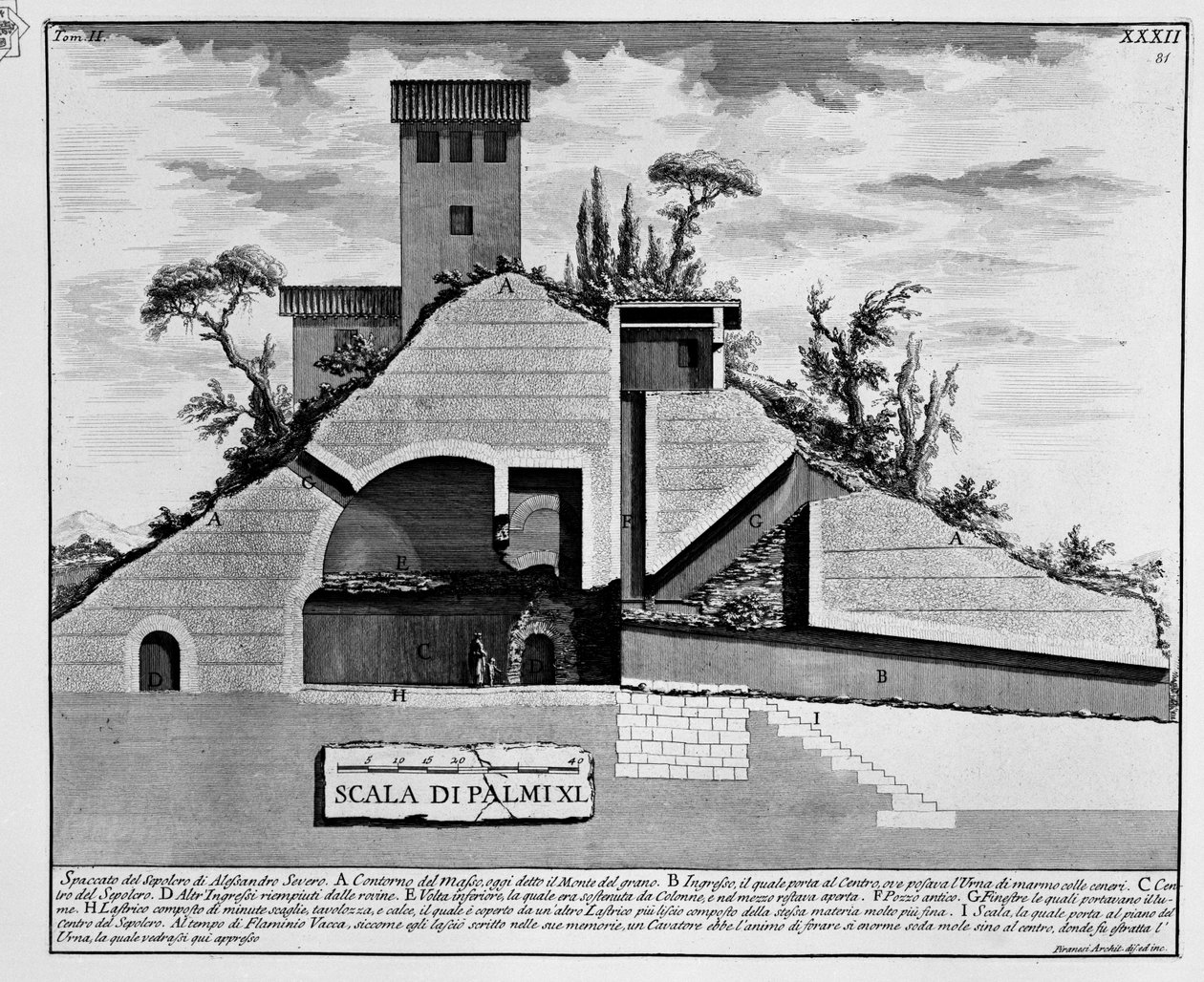Monte del Grano da Giovanni Battista Piranesi