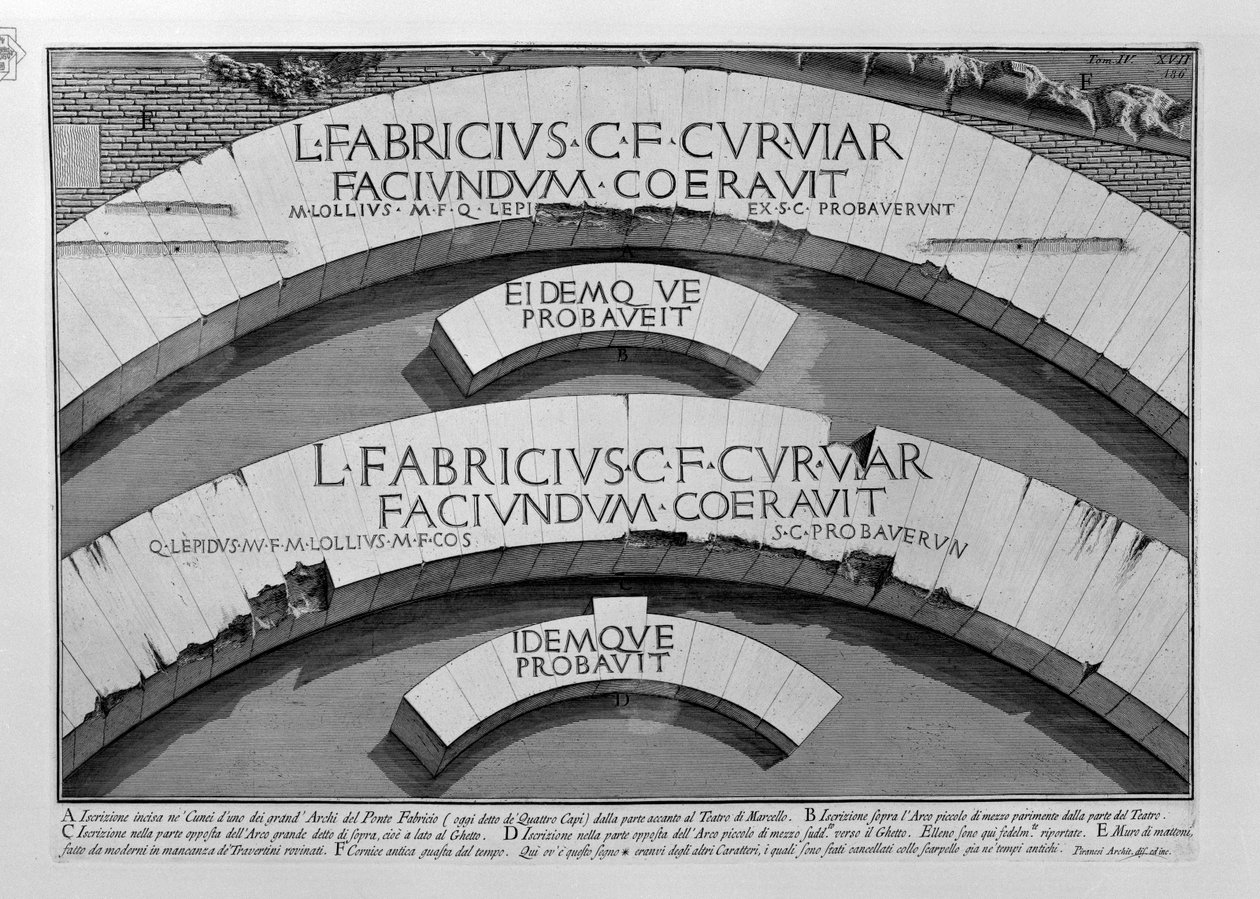 Ponte Fabricio da Giovanni Battista Piranesi