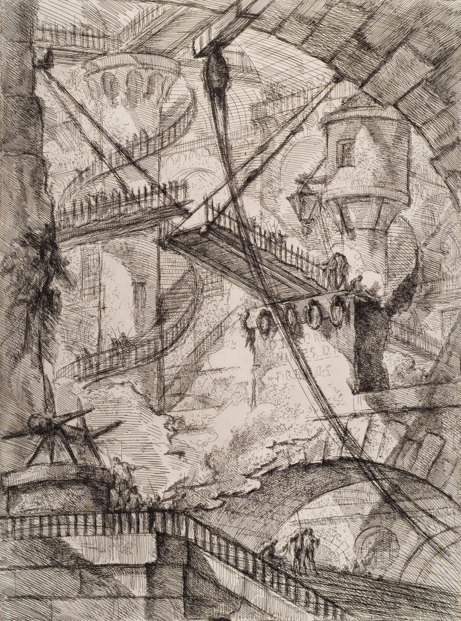 Il ponte levatoio da Giovanni Battista Piranesi