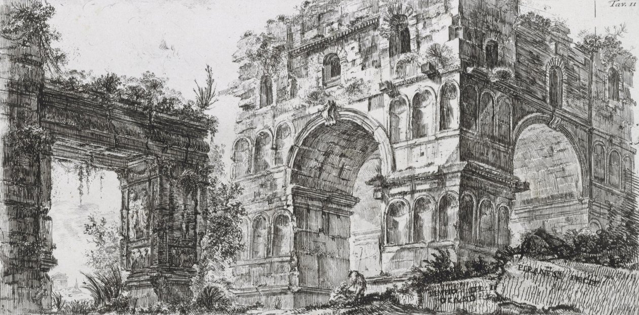 Il Tempio di Diana da Giovanni Battista Piranesi