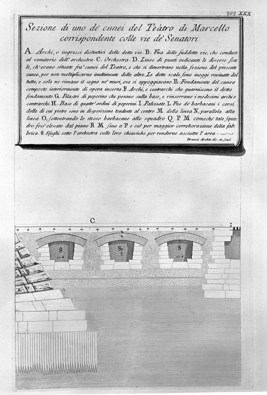 Teatro di Marcello da Giovanni-Battista Piranesi