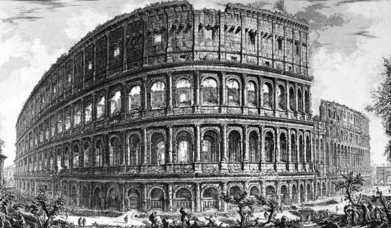 Veduta del Colosseo, dalla serie 
