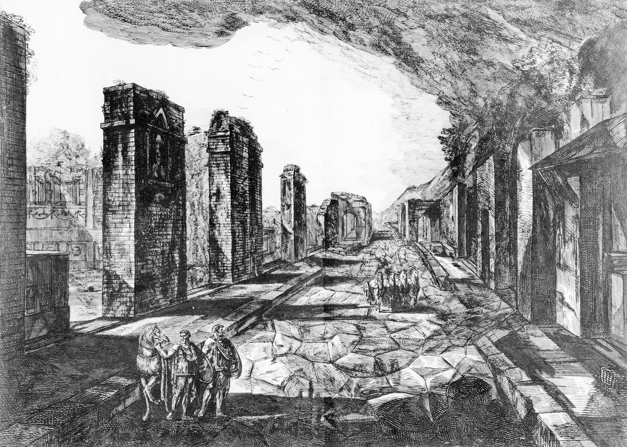 Veduta della Taverna di Pompei con l